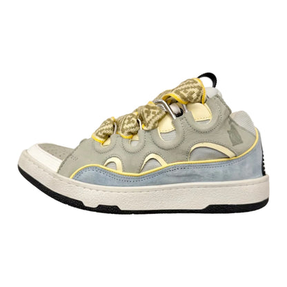 Lanvin Curb Sneakers 'Blue Grey' (Pre-owned)