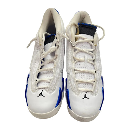 Jordan 14 Retro White Hyper Royal (GS) (Pre-Owned)