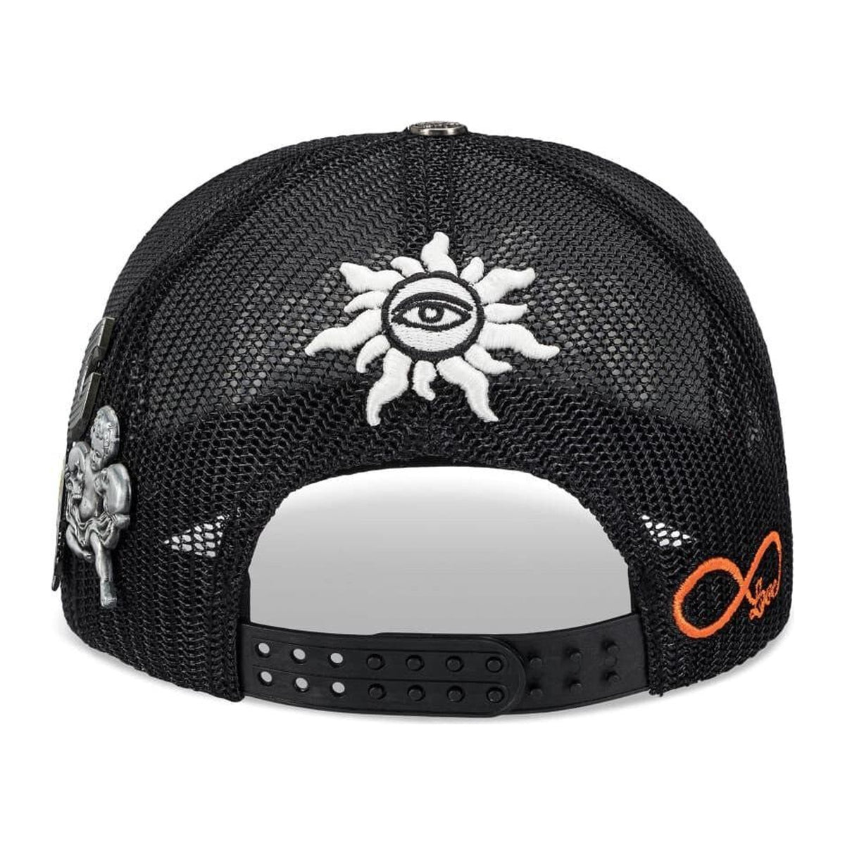 Godspeed Forever Premium Leather Trucker Hat (Black)