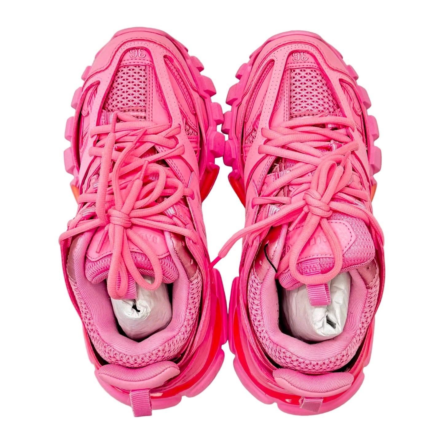 Balenciaga Wmns Track Sneaker 'Fluo Pink' (Pre-Owned)