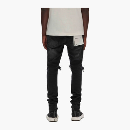 Purple P002 Black Wash Blowout Jeans