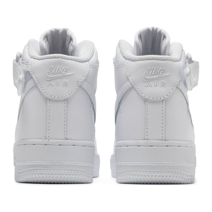 Nike Air Force 1 Mid LE Triple Blanco (GS)