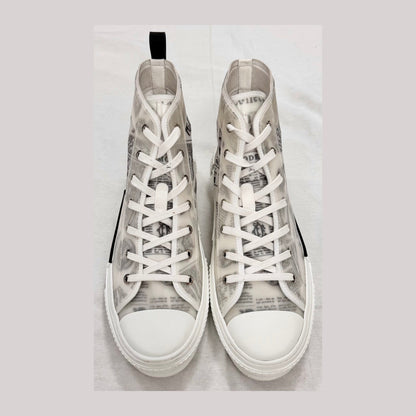 Dior B23 High Top Daniel Arsham Newspaper (Pre-Owned)