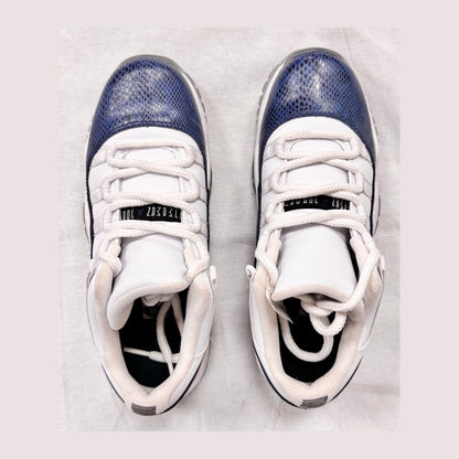 Jordan 11 Retro Low Snake Navy (2019) (GS) (Pre-Owned)
