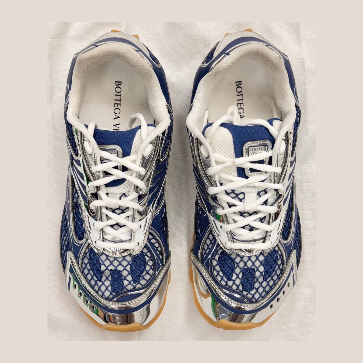 Bottega Veneta  Women's Orbit Technical Mesh Sneakers (Pre-Owned)