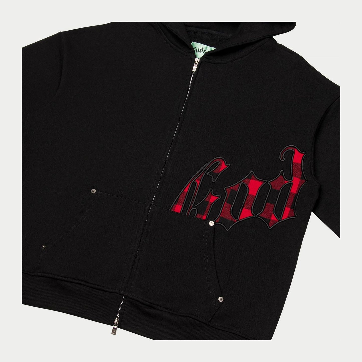 Godspeed OG Logo Sweatsuit (Black Red Plaid)