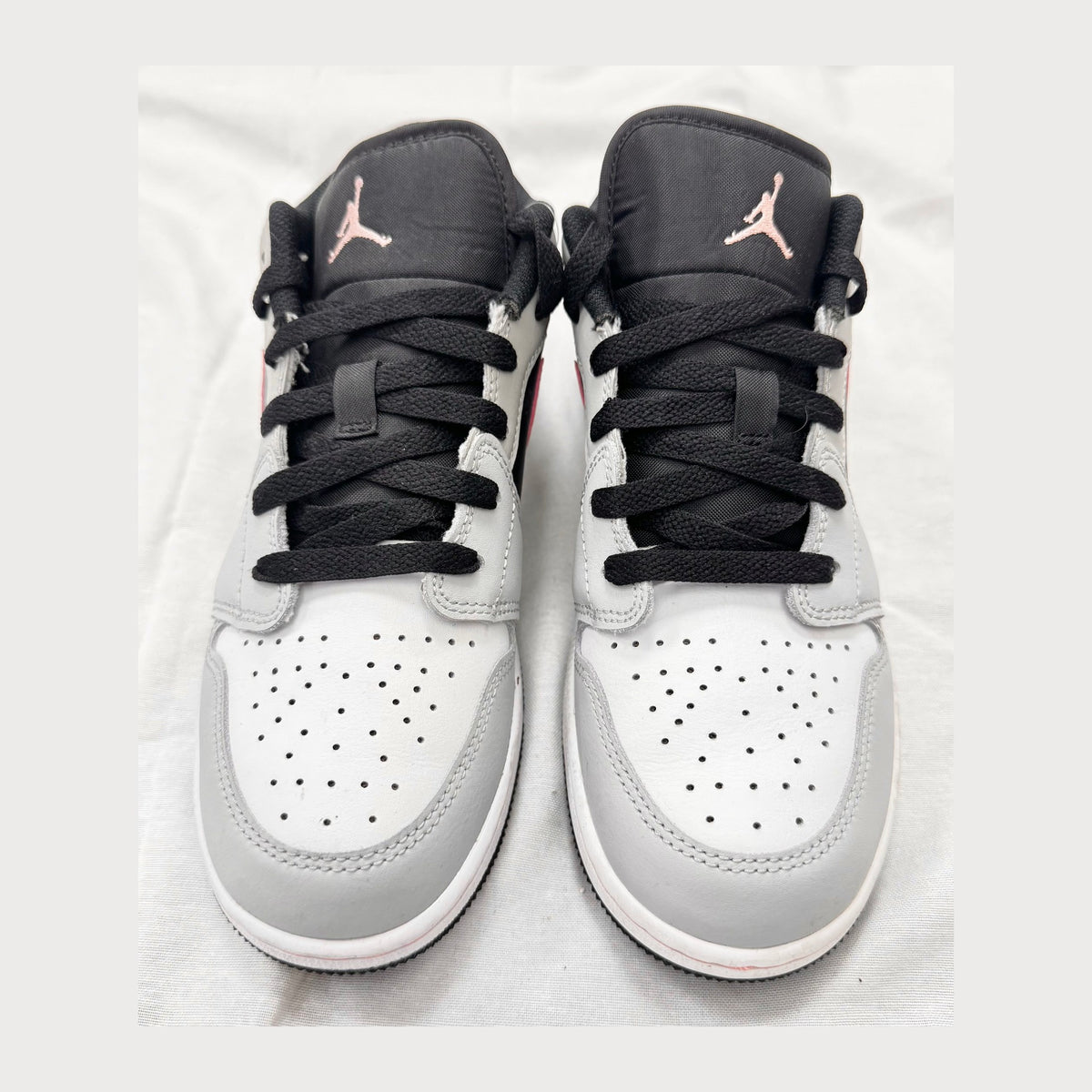 Jordan 1 Low Black Grey Pink (GS) (Pre-Owned)
