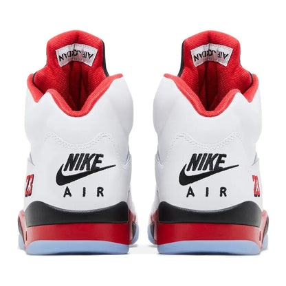 Jordan 5 Retro Fire Red Black Tongue (2025)