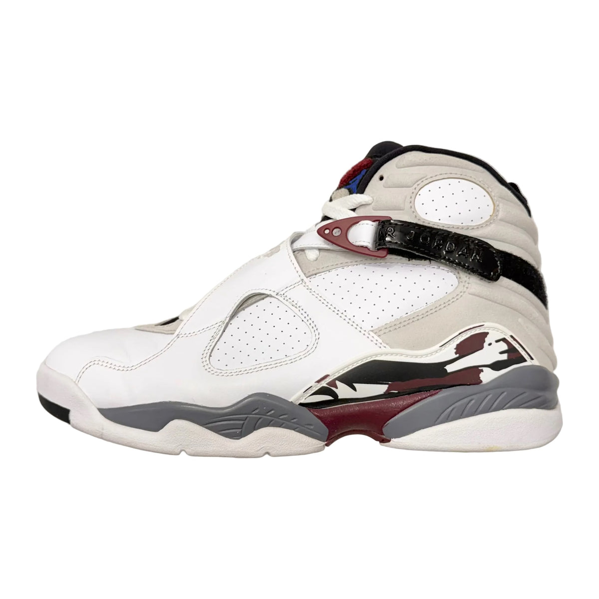 Jordan 8 Retro White Burgundy (Women's) (Pre-owned)