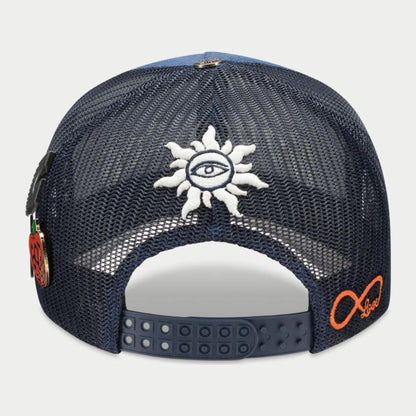 Godspeed Forever Trucker Hat Saphire Corduroy (Blue)
