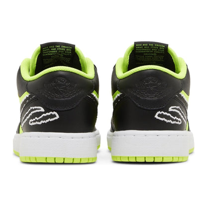 Jordan 1 Low SE Black Cat Volt (GS)