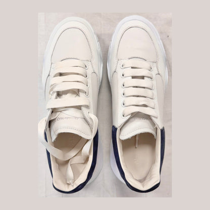 Alexander McQueen Oversized Court Trainer White Navy Pink (Women's) (Pre-Owned)