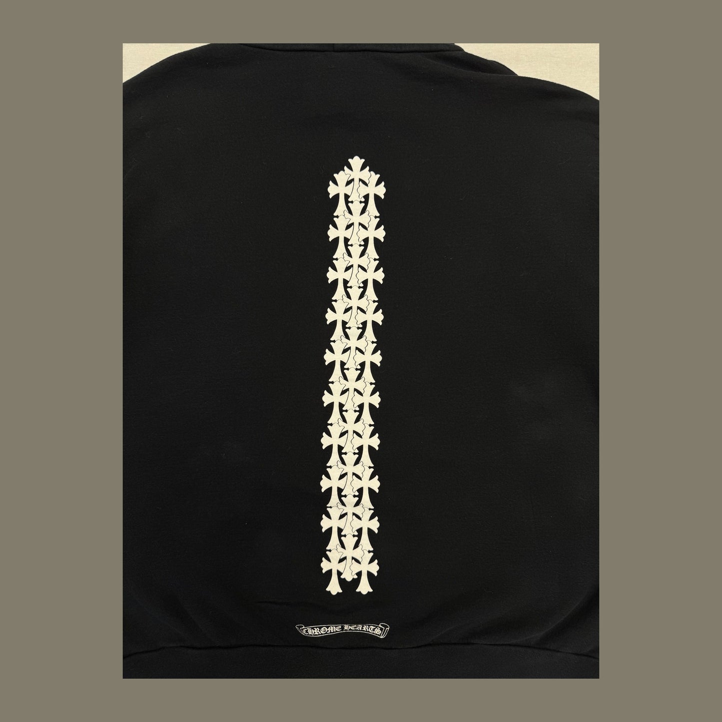 Chrome Hearts CrossSpine Hoodie 'Black' (Pre-Owned)
