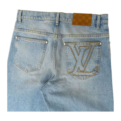 Louis Vuitton LV Stitch Skate Fit Denim Pants