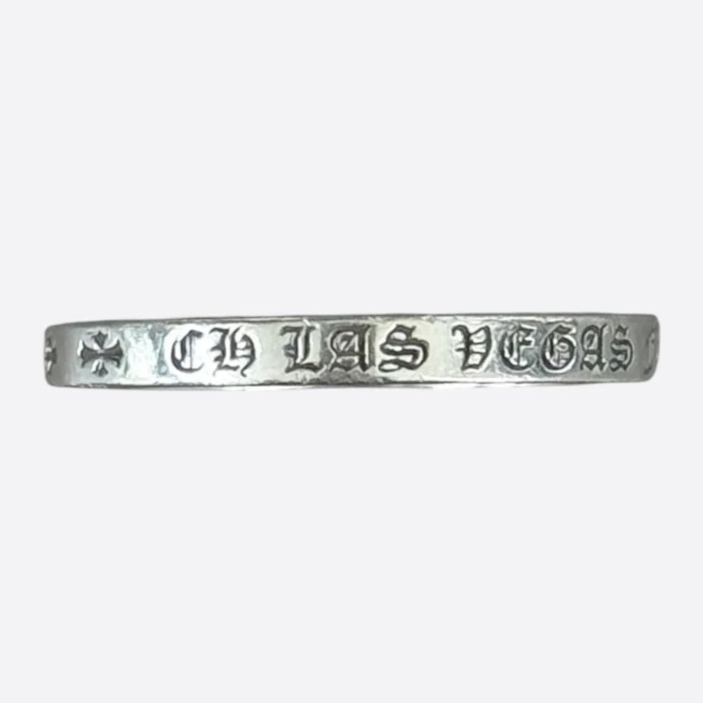 Chrome Hearts Silver Las Vegas Spacer Ring