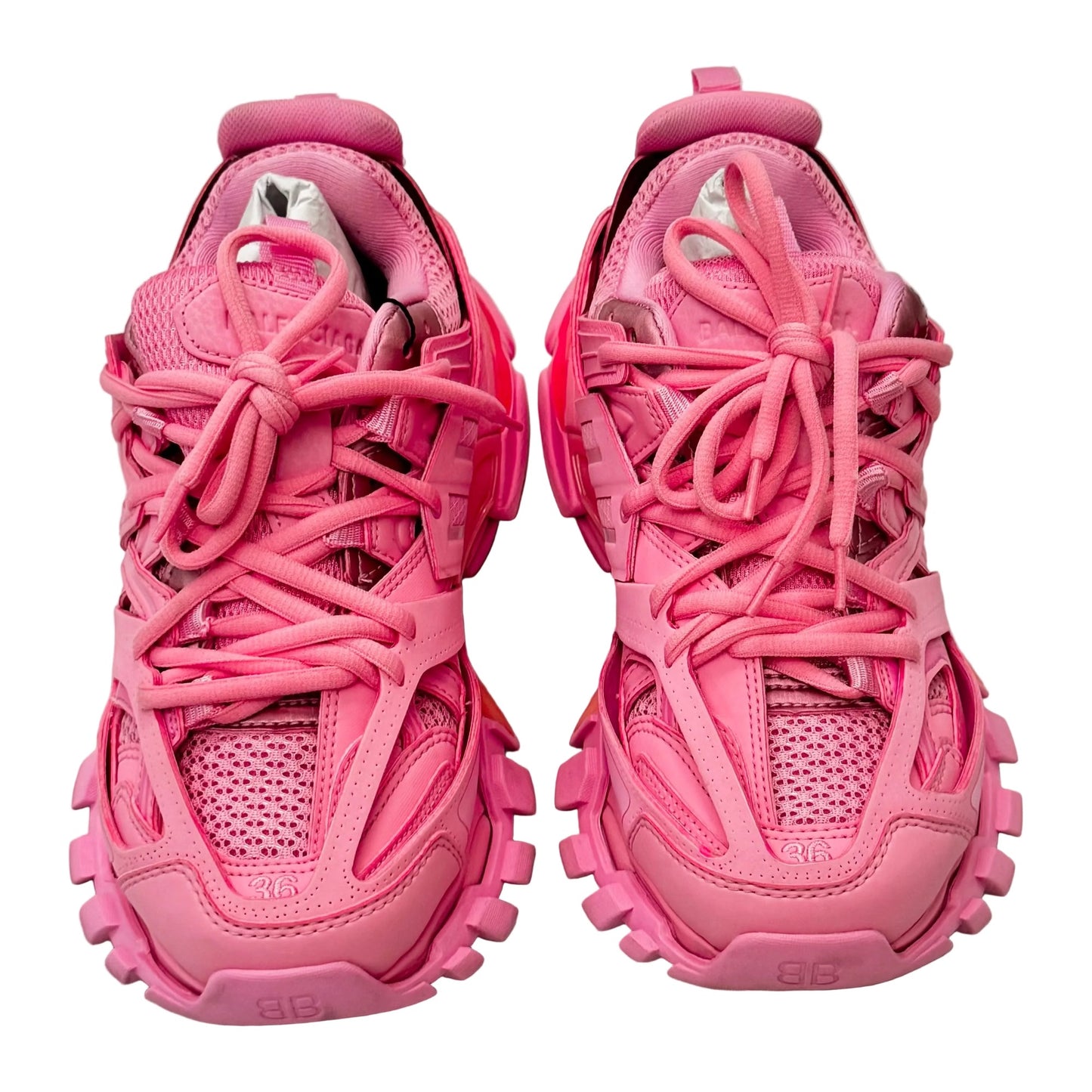 Balenciaga Wmns Track Sneaker 'Fluo Pink' (Pre-Owned)
