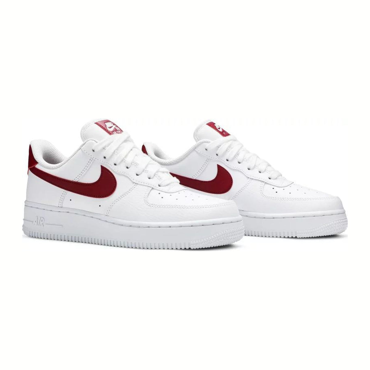 Nike Air Force 1 Low '07 Blanco Rojo Noble (Mujer)