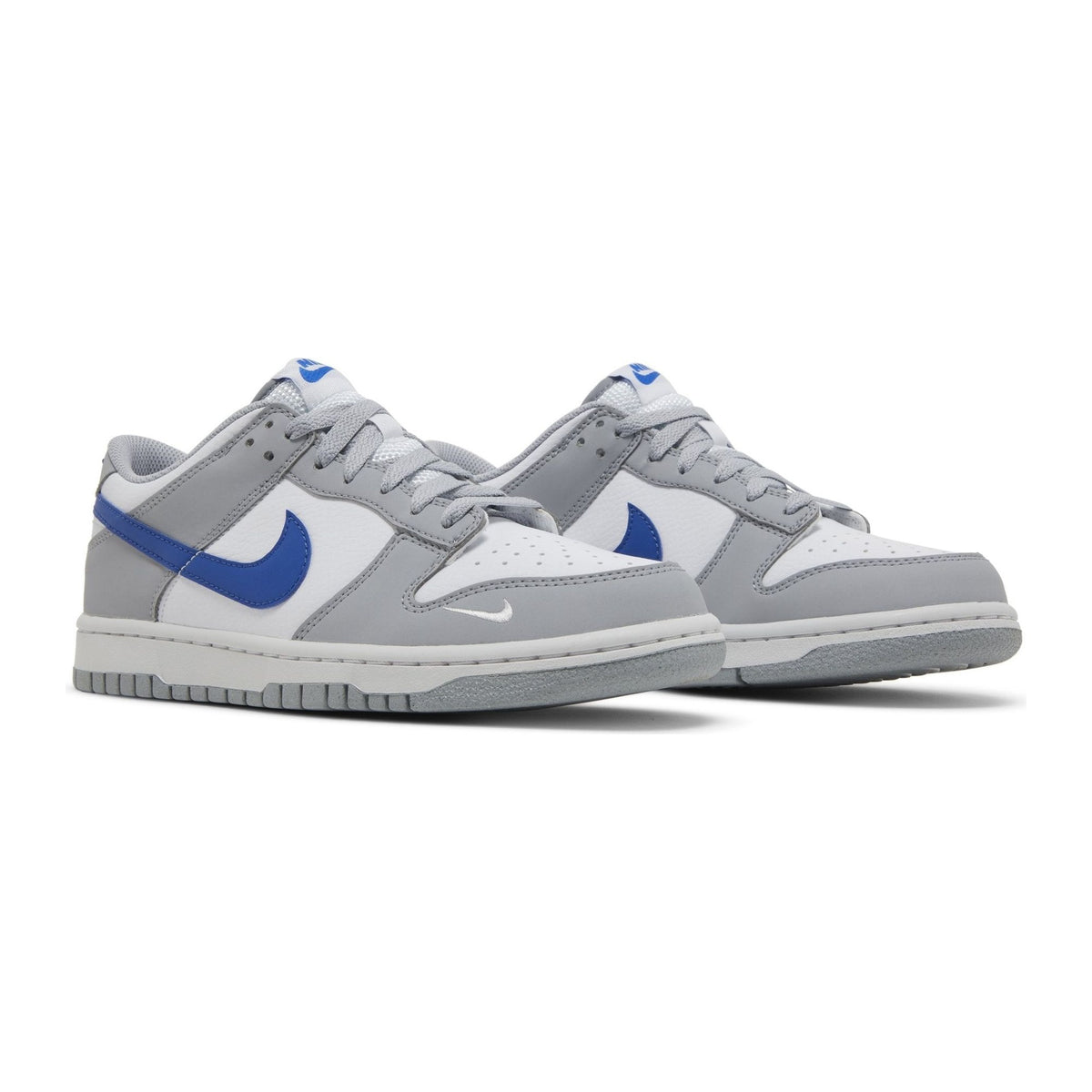 Nike Dunk Low Mini Swoosh Wolf Grey Game Royal (GS)