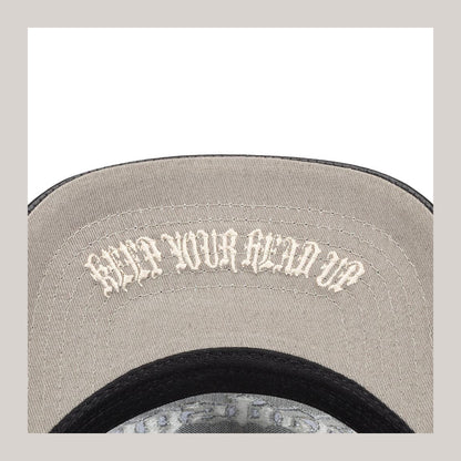 Godspeed Forever Premium Leather Trucker Hat (Black)