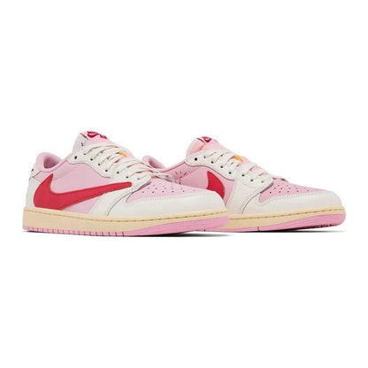 Jordan 1 Retro Low OG SP Travis Scott Sail Tropical Pink