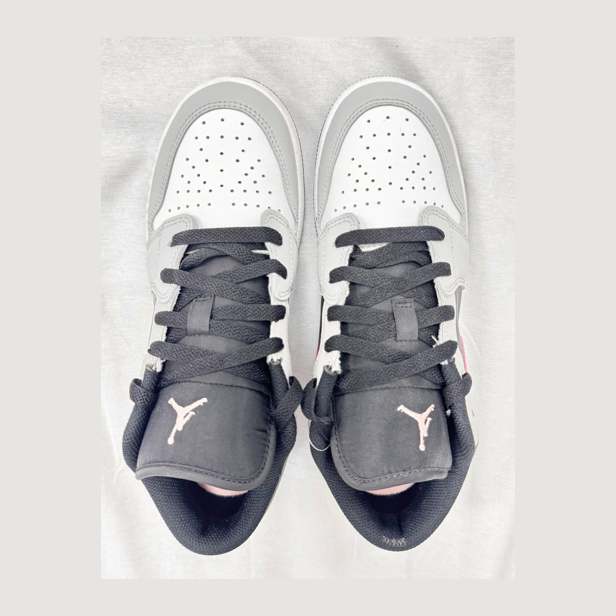 Jordan 1 Low Black Grey Pink (GS) (Pre-Owned)