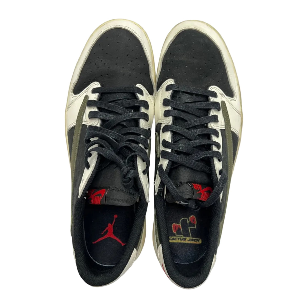 Jordan 1 Retro Low OG SP Travis Scott Olive (Women's)(Pre-Owned)