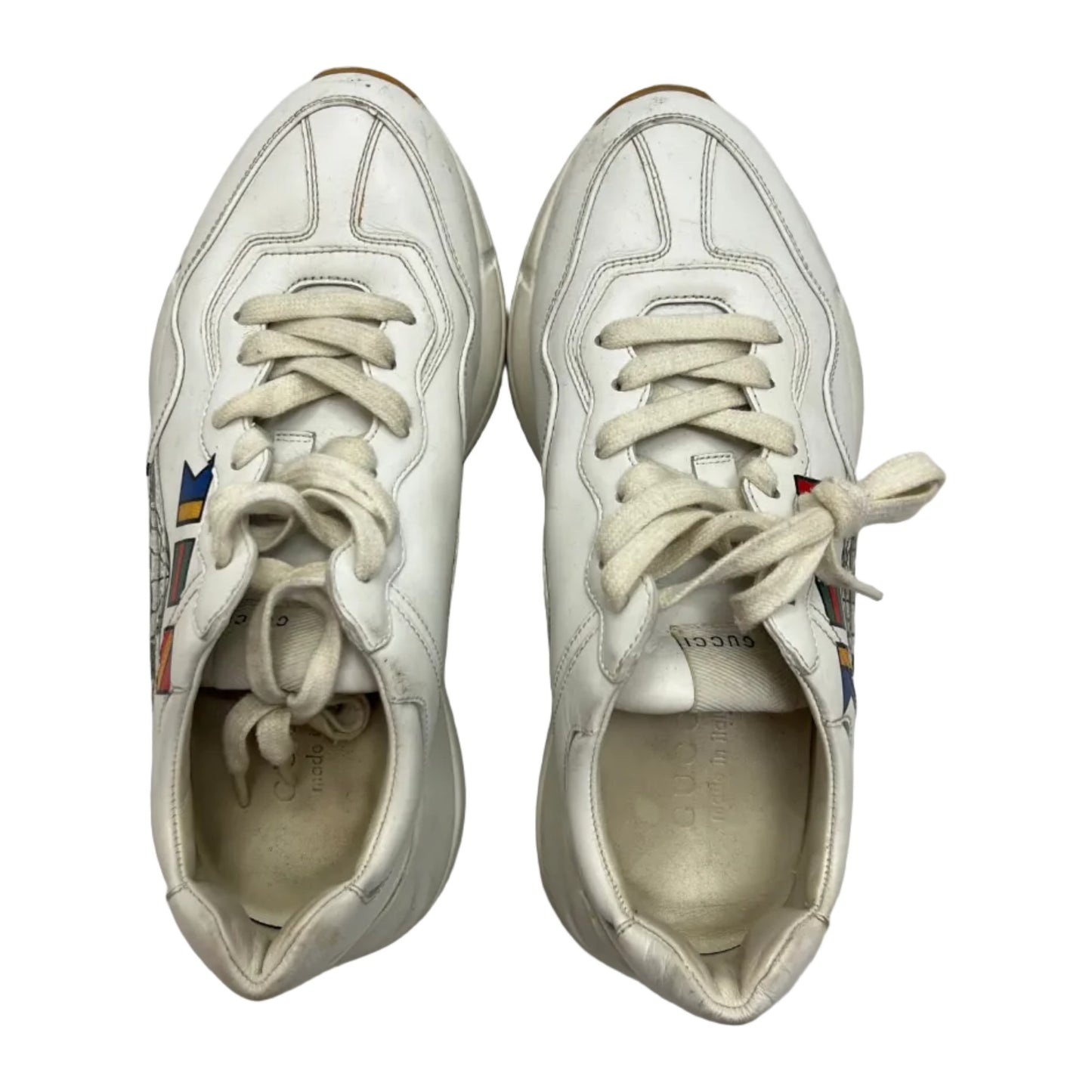 Gucci Rhyton 'Worldwide - White' (Pre-Owned)