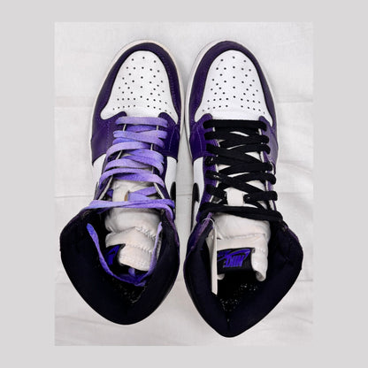 Jordan 1 Retro High Court Purple White (Pre-Owned)