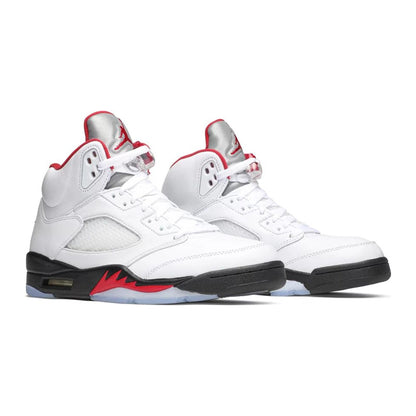 Jordan 5 Retro Fire Red Silver Tongue (2020)