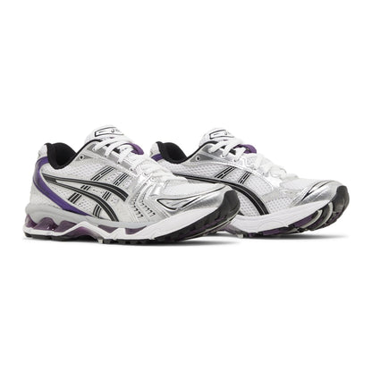 ASICS Gel-Kayano 14 Blanco Uva Oscura (Mujer)