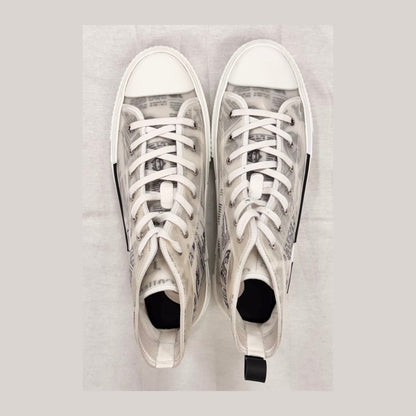 Dior B23 High Top Daniel Arsham Newspaper (Pre-Owned)
