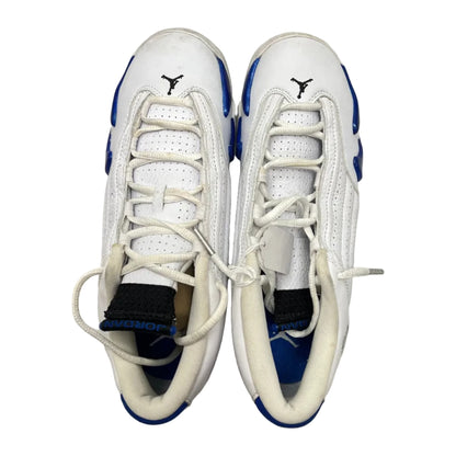 Jordan 14 Retro White Hyper Royal (GS) (Pre-Owned)