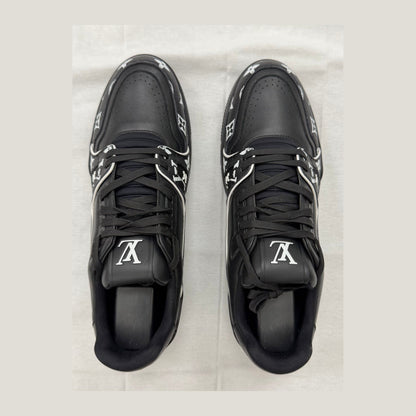 Louis Vuitton LV Trainer 'Black White Monogram' (Pre-Owned)