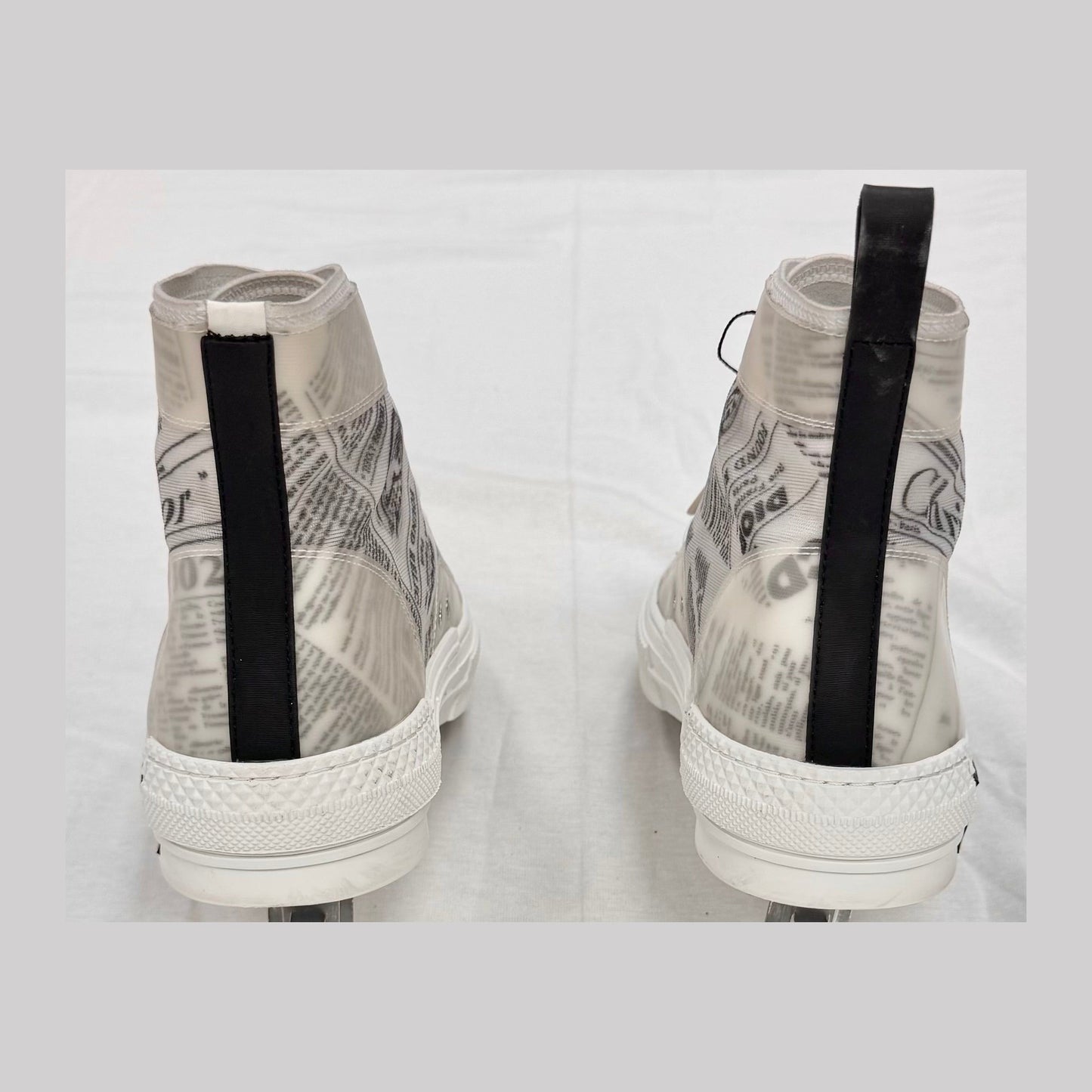 Dior B23 High Top Daniel Arsham Newspaper (Pre-Owned)