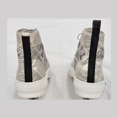 Dior B23 High Top Daniel Arsham Newspaper (Pre-Owned)