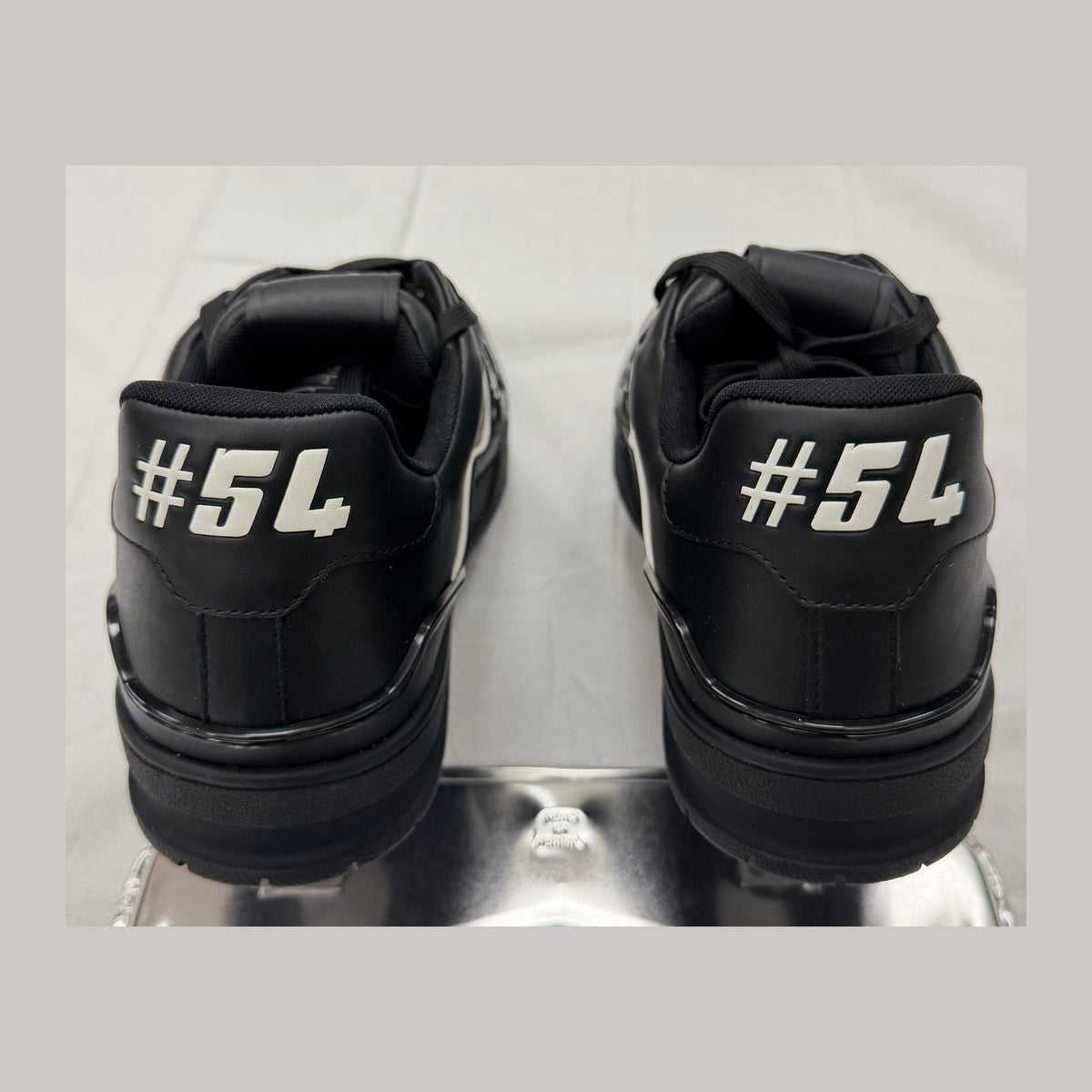 Louis Vuitton LV Trainer 'Black White Monogram' (Pre-Owned)
