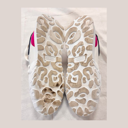 Alexander McQueen Oversized Court Trainer White Navy Pink (Women's) (Pre-Owned)