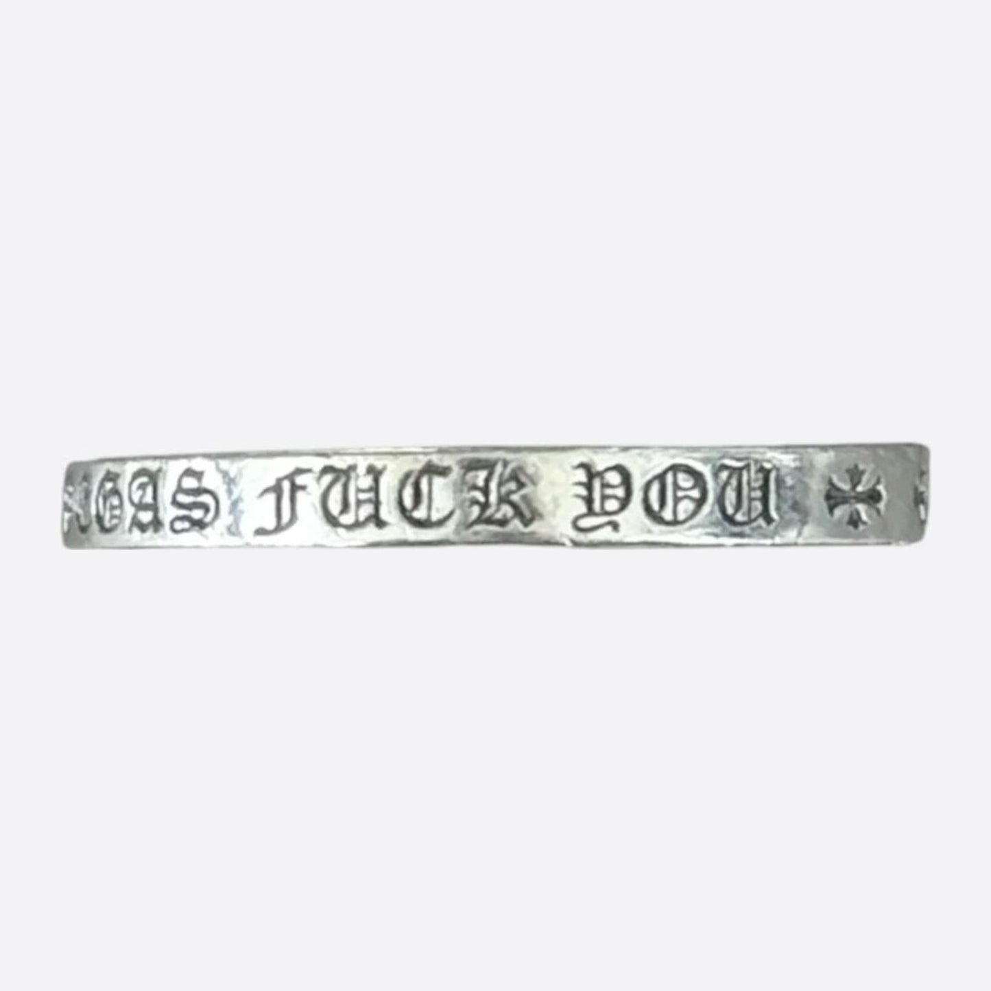 Chrome Hearts Silver Las Vegas Spacer Ring