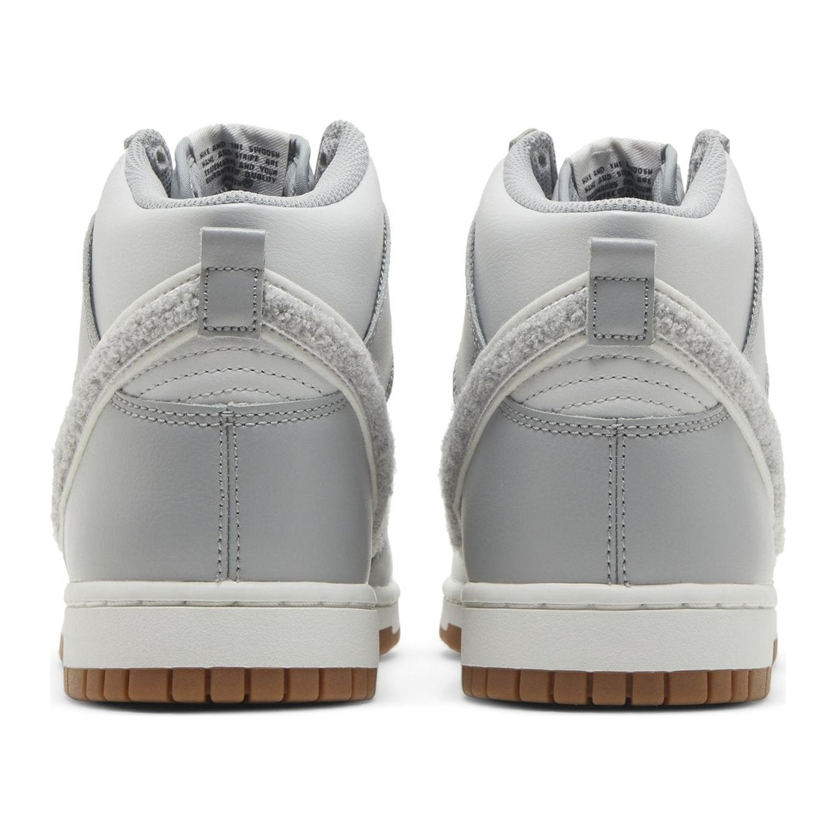 Nike Dunk High University Chenille Swoosh Light Smoke Grey