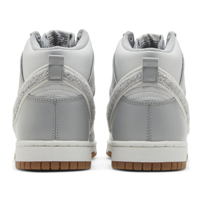 Nike Dunk High University Chenille Swoosh Light Smoke Grey