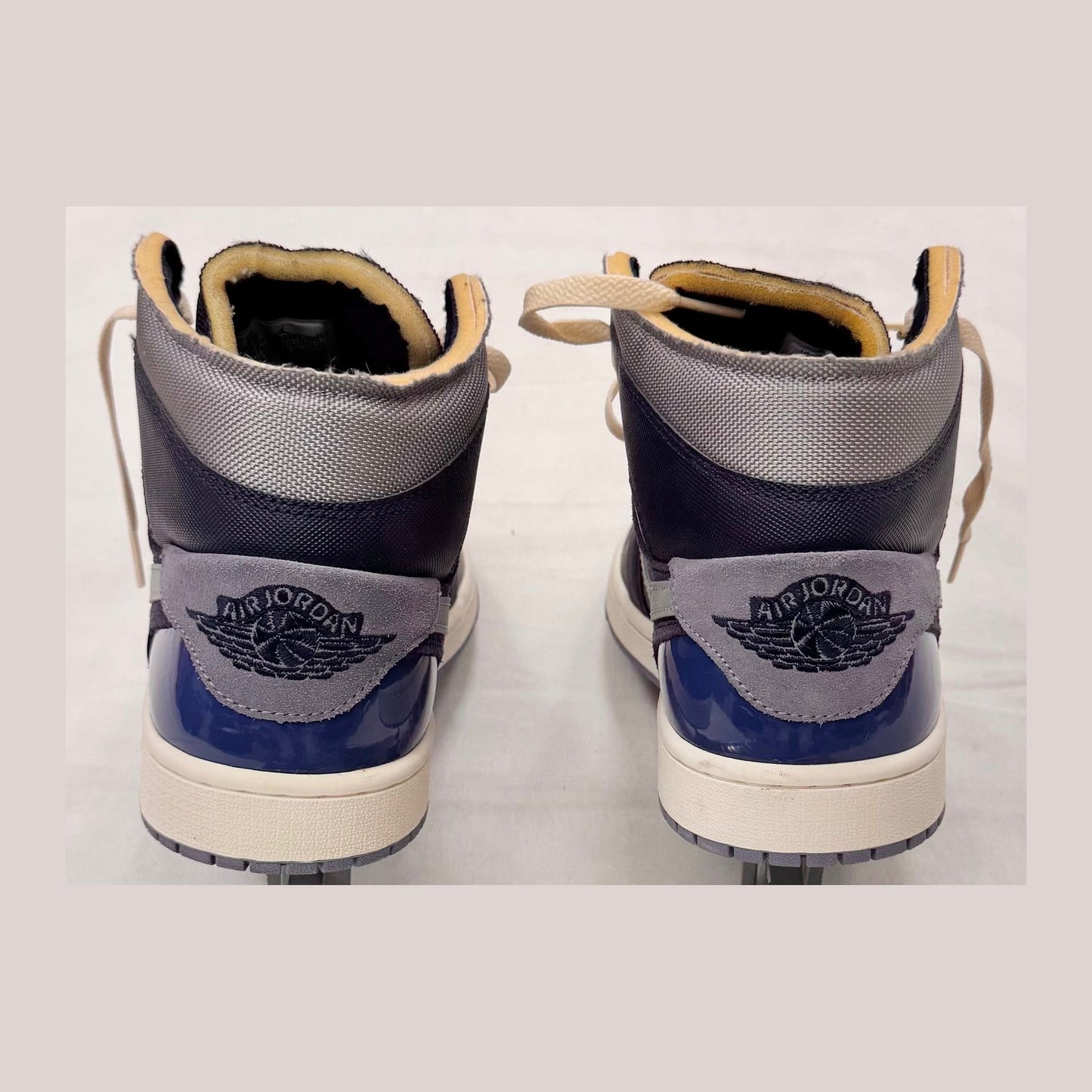Jordan 1 Mid SE Craft Obsidian French Blue Ashen Slate White (Pre-Owned)