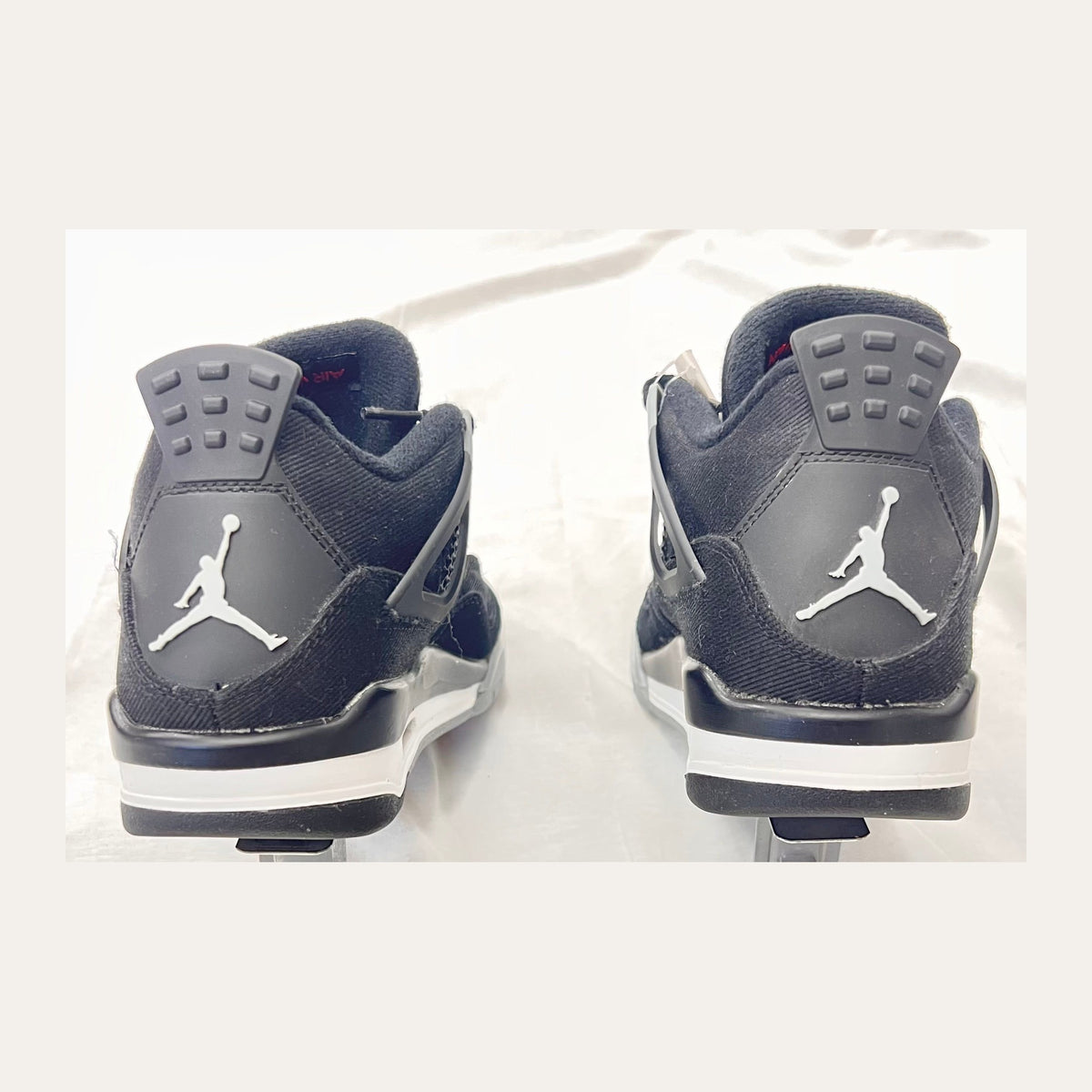 Jordan 4 Retro Black Canvas (GS) (Pre-Owned)