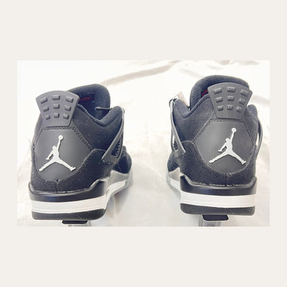 Jordan 4 Retro Black Canvas (GS) (Pre-Owned)