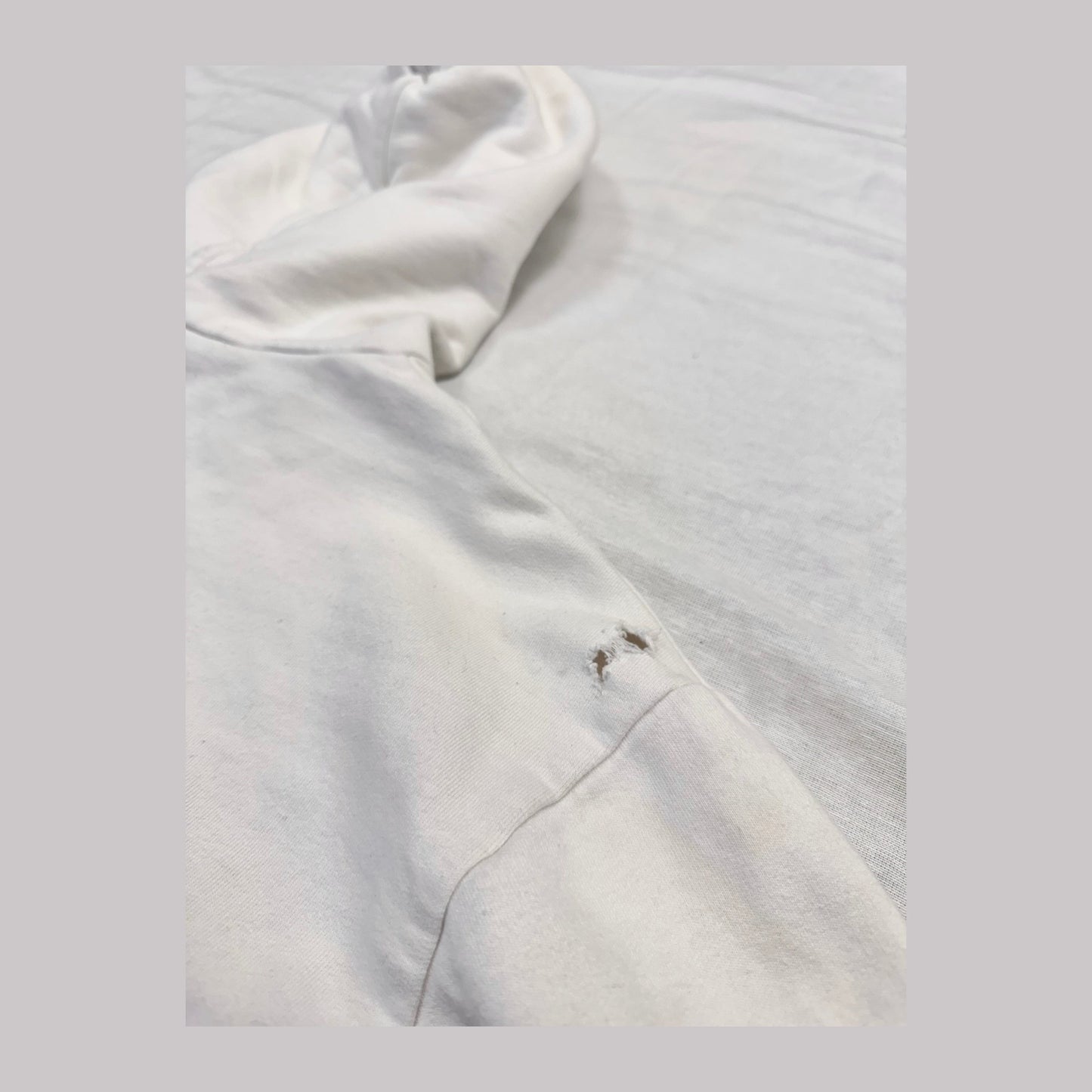 Chrome Hearts Horseshoe Logo Zip-Up Hoodie 'White/Black' (Pre-Owned)