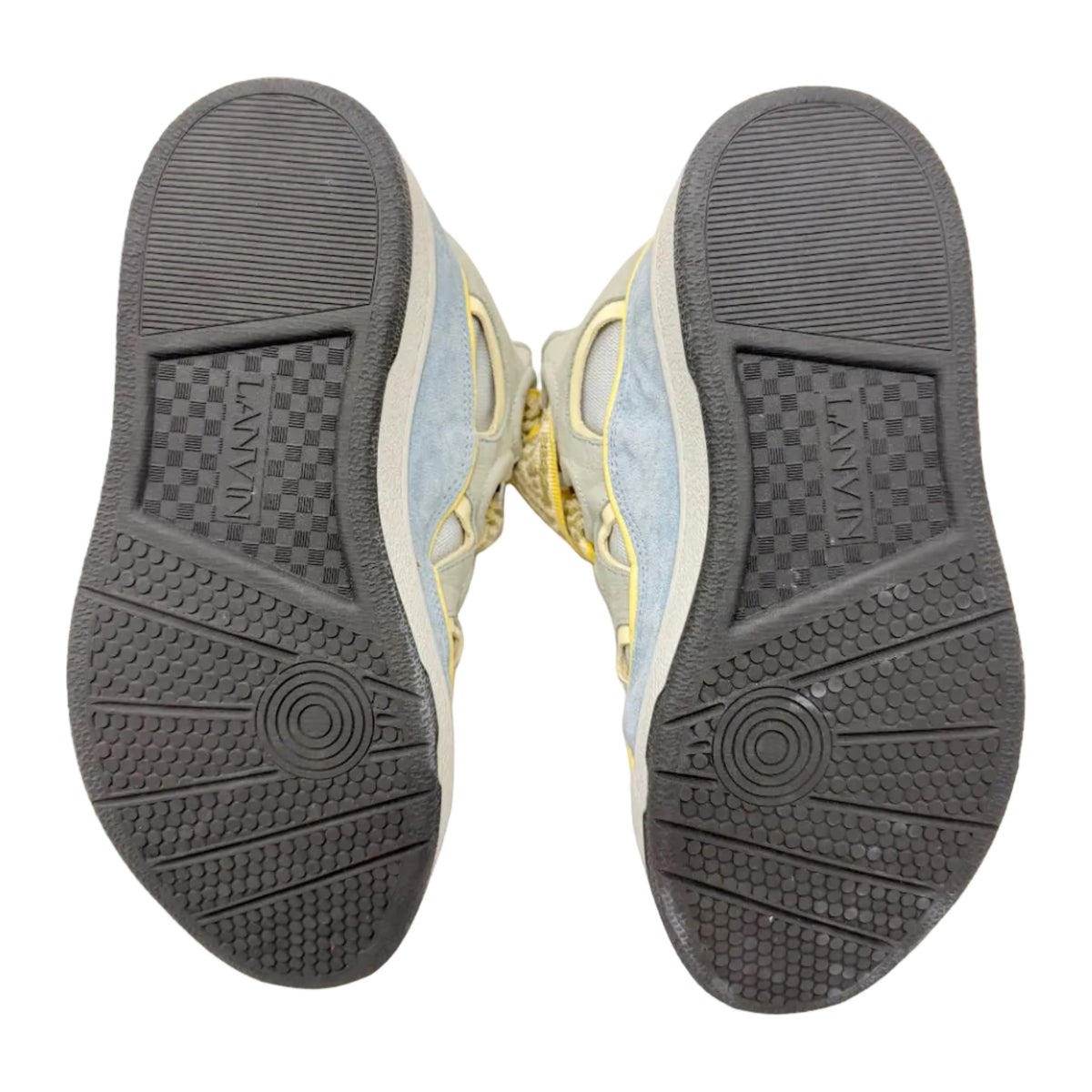 Lanvin Curb Sneakers 'Blue Grey' (Pre-owned)