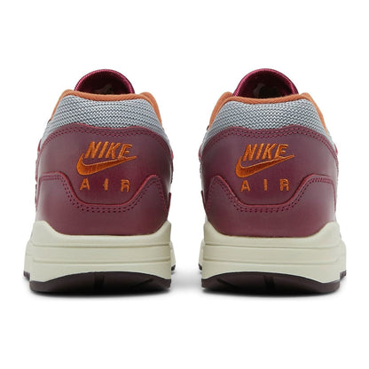 Nike Air Max 1Patta Waves Rush Maroon (with Bracelet)