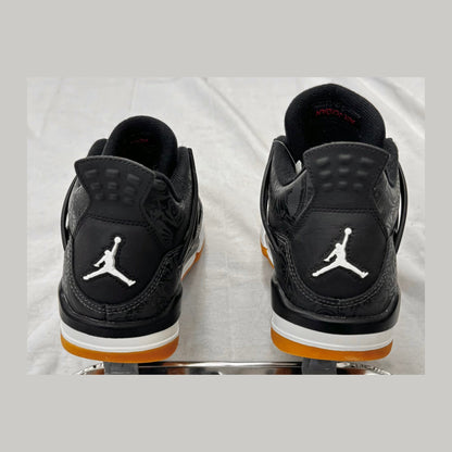 Jordan 4 Retro Laser Black Gum (GS) (Pre-Owned)