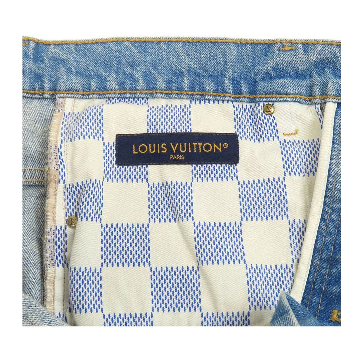 Louis Vuitton LV Stitch Skate Fit Denim Pants
