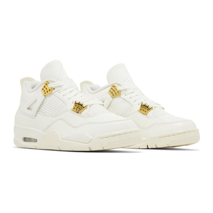 Jordan 4 Retro Metallic Gold (Mujer)