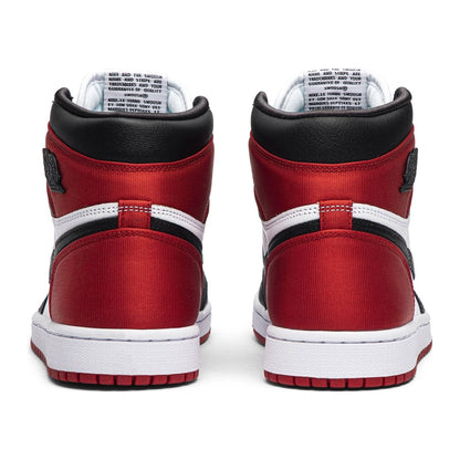 Jordan 1 Retro High Satin Black Toe (Women's)